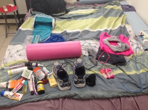 Packing for 24 hours in Taipei. 